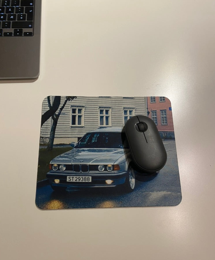 Musematte med eget bilde