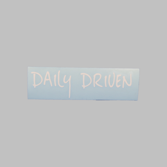 Daily driven - vinyldekal