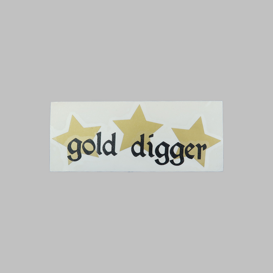 Gold digger - vinyldekal