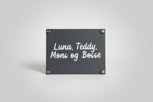 Standard Dørskilt 15 x 20 cm